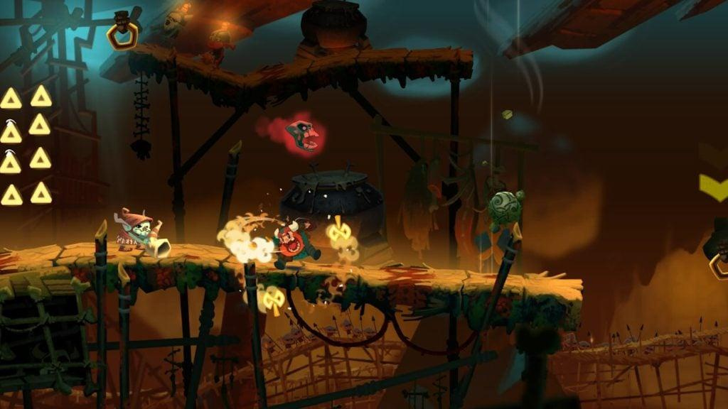 Feature image for our best Android platformers. It shows a screenshot from Oddmar.